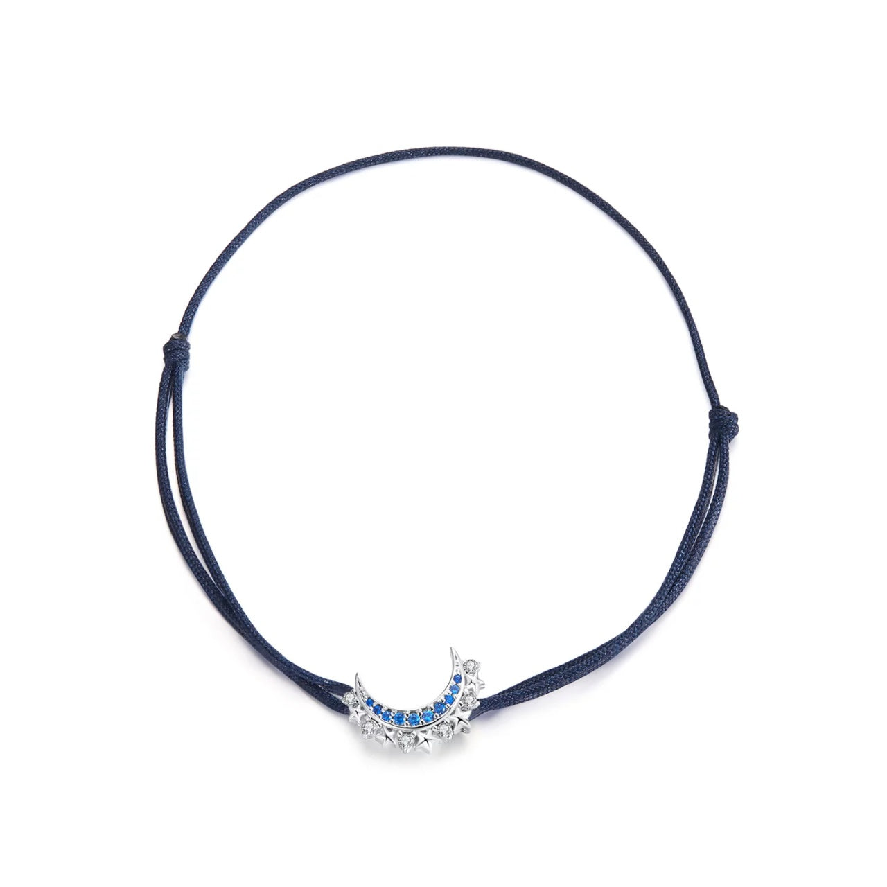 Bratara cu snur Bright Moon, Argint 925, Pentru Femei