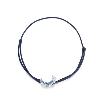 Bratara cu snur Bright Moon, Argint 925, Pentru Femei