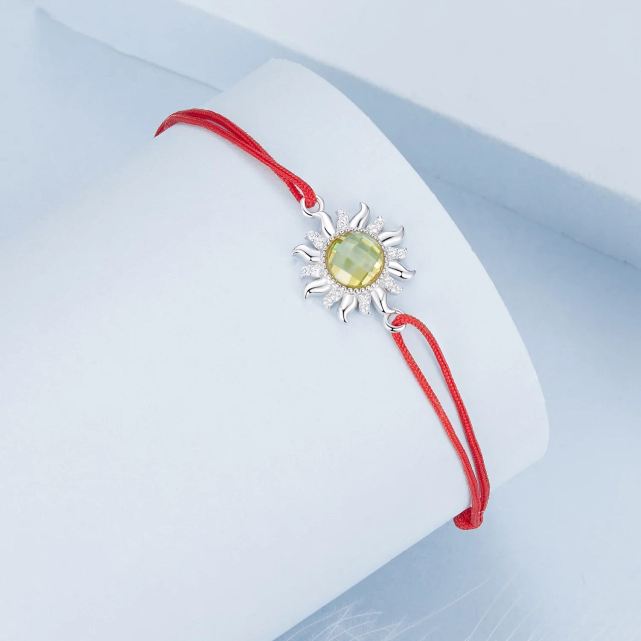 Bratara cu snur Glowing Sun, Argint 925, Pentru Femei