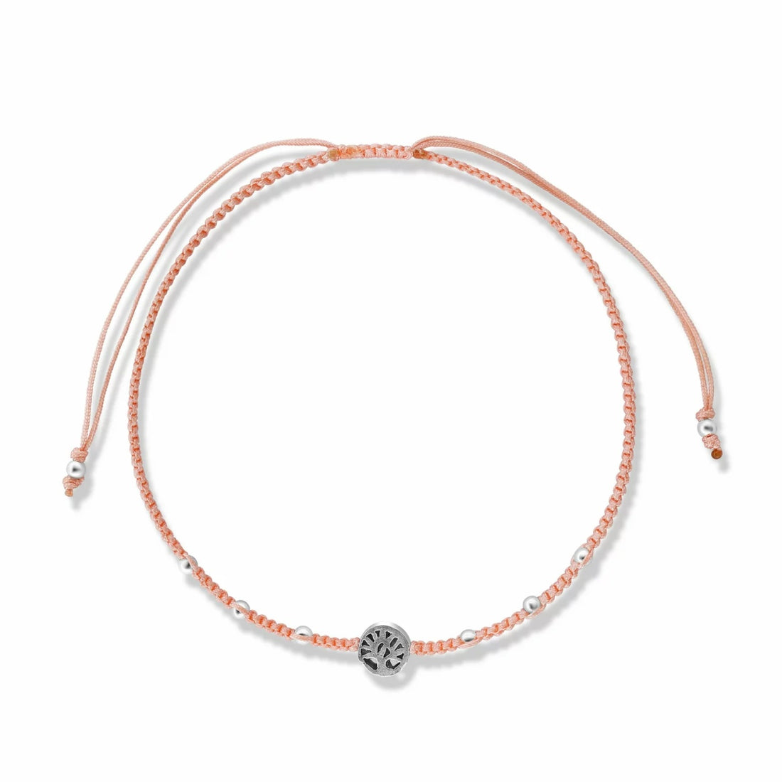 Bratara cu snur Orange Tree, Argint 925, Pentru Femei