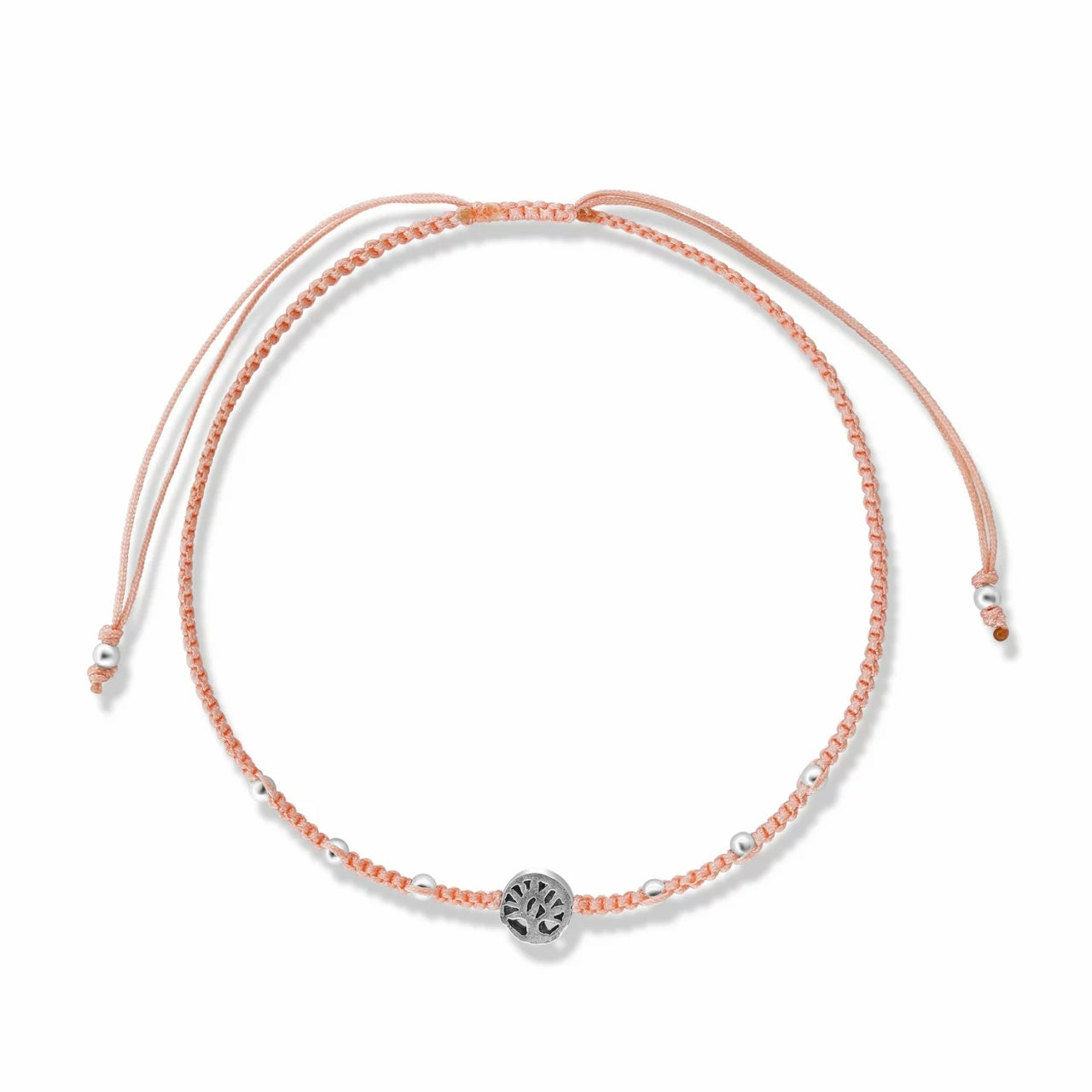 Bratara cu snur Orange Tree, Argint 925, Pentru Femei
