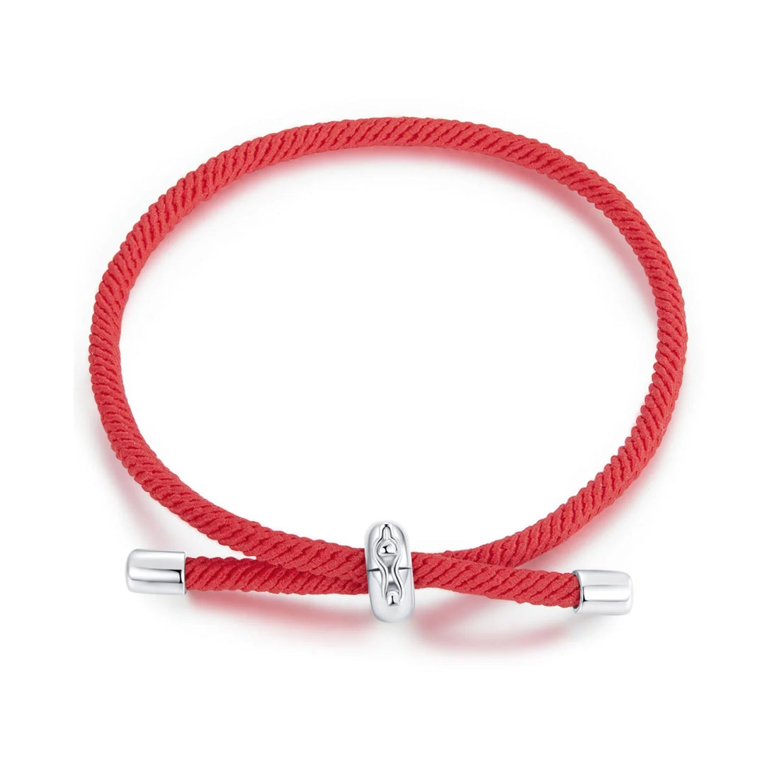 Bratara cu snur Red Knot, Argint 925, Pentru Femei