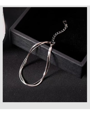 Brățară Deosebită Din Argint 925 – Accesoriu Modern, Versatil Și Elegant