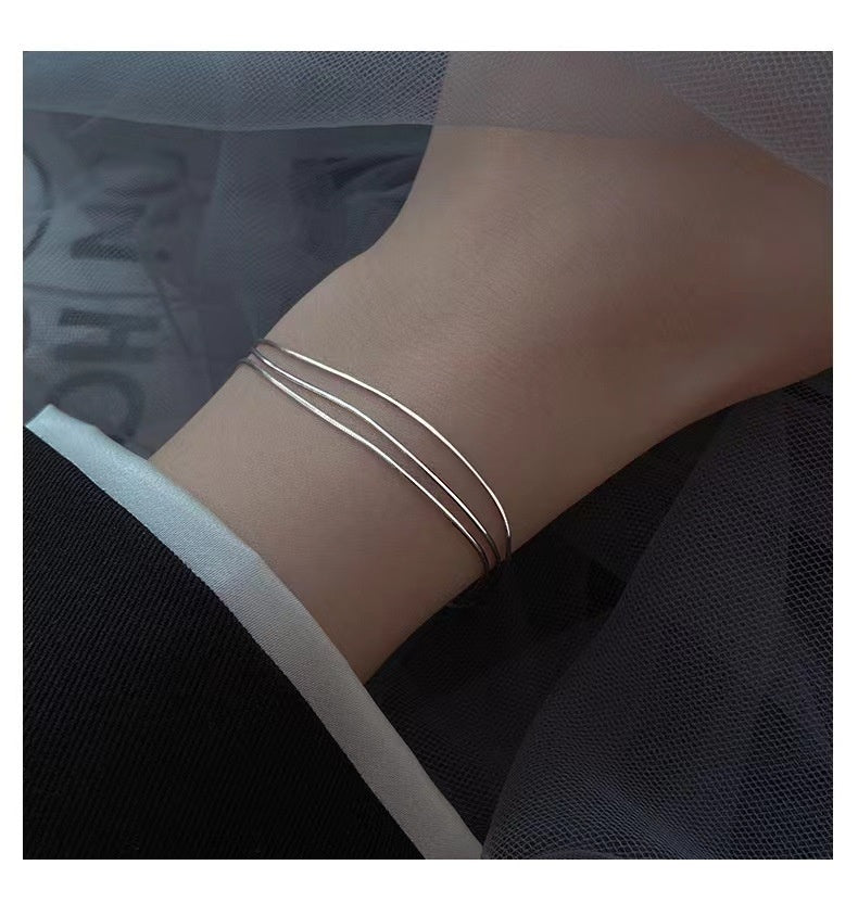 Brățară Deosebită Din Argint 925 – Accesoriu Modern, Versatil Și Elegant