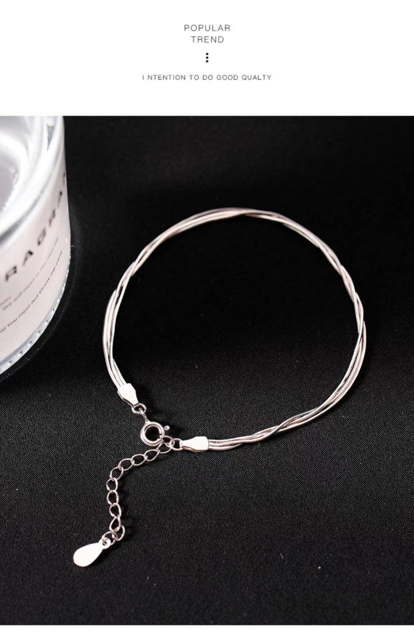 Brățară Deosebită Din Argint 925 – Accesoriu Modern, Versatil Și Elegant