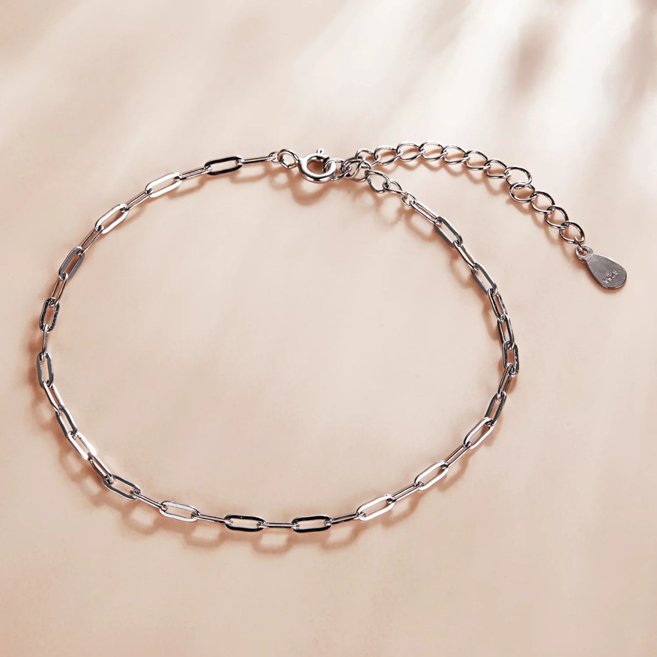 Bratara din argint Chain Bracelet Silver, Argint 925, Pentru Femei 0.95g
