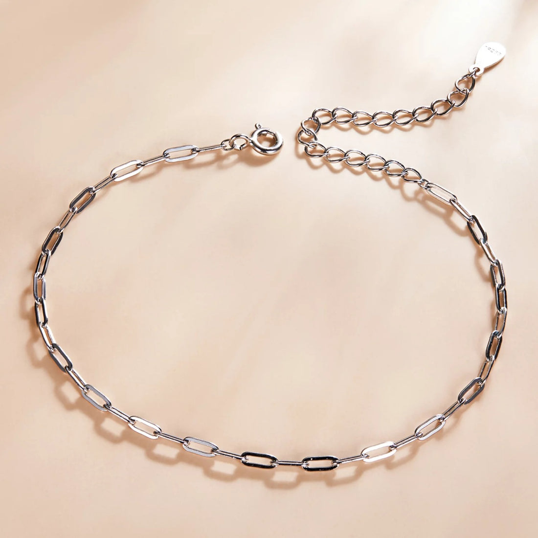 Bratara din argint Chain Bracelet Silver, Argint 925, Pentru Femei 0.95g
