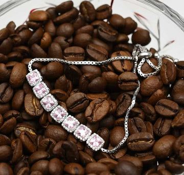 Bratara Din Argint 925 Cu Elemente Zirconii Pink 5.8g