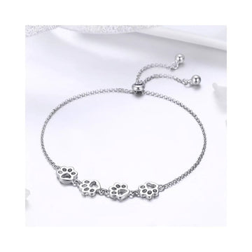Bratara din argint cu Labute Argintii, Argint 925, Pentru Femei 3.26g