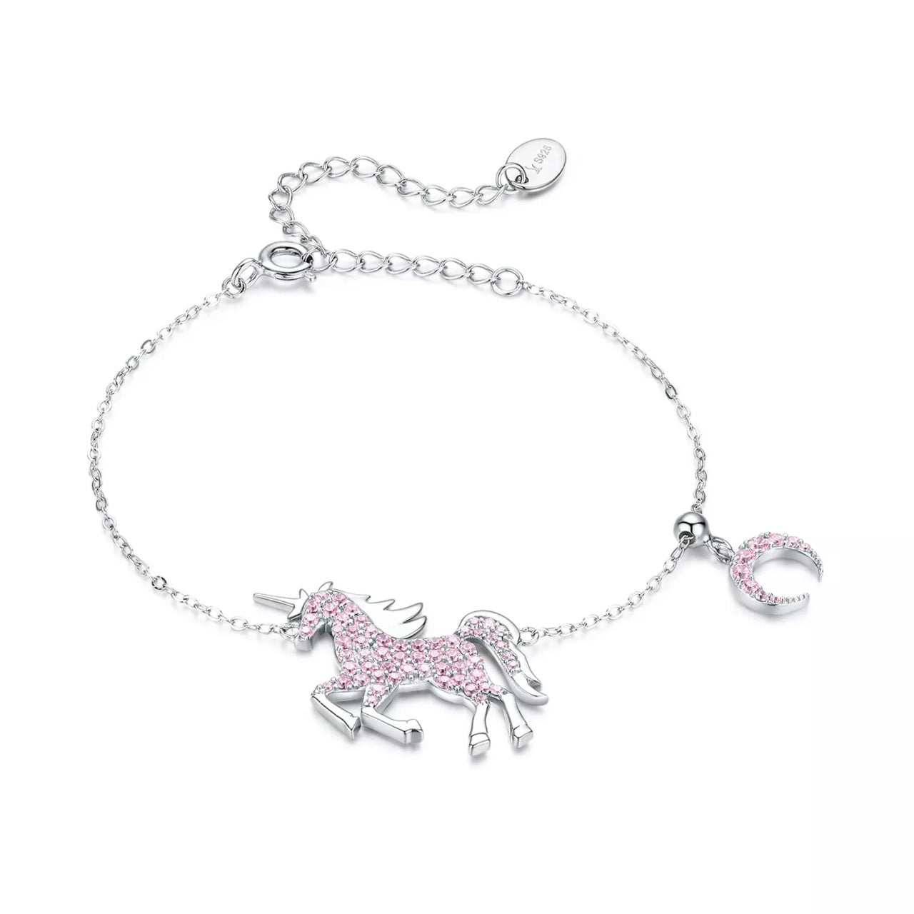 Bratara din argint Fantasy Unicorn, Argint 925, Pentru Femei 3.57g