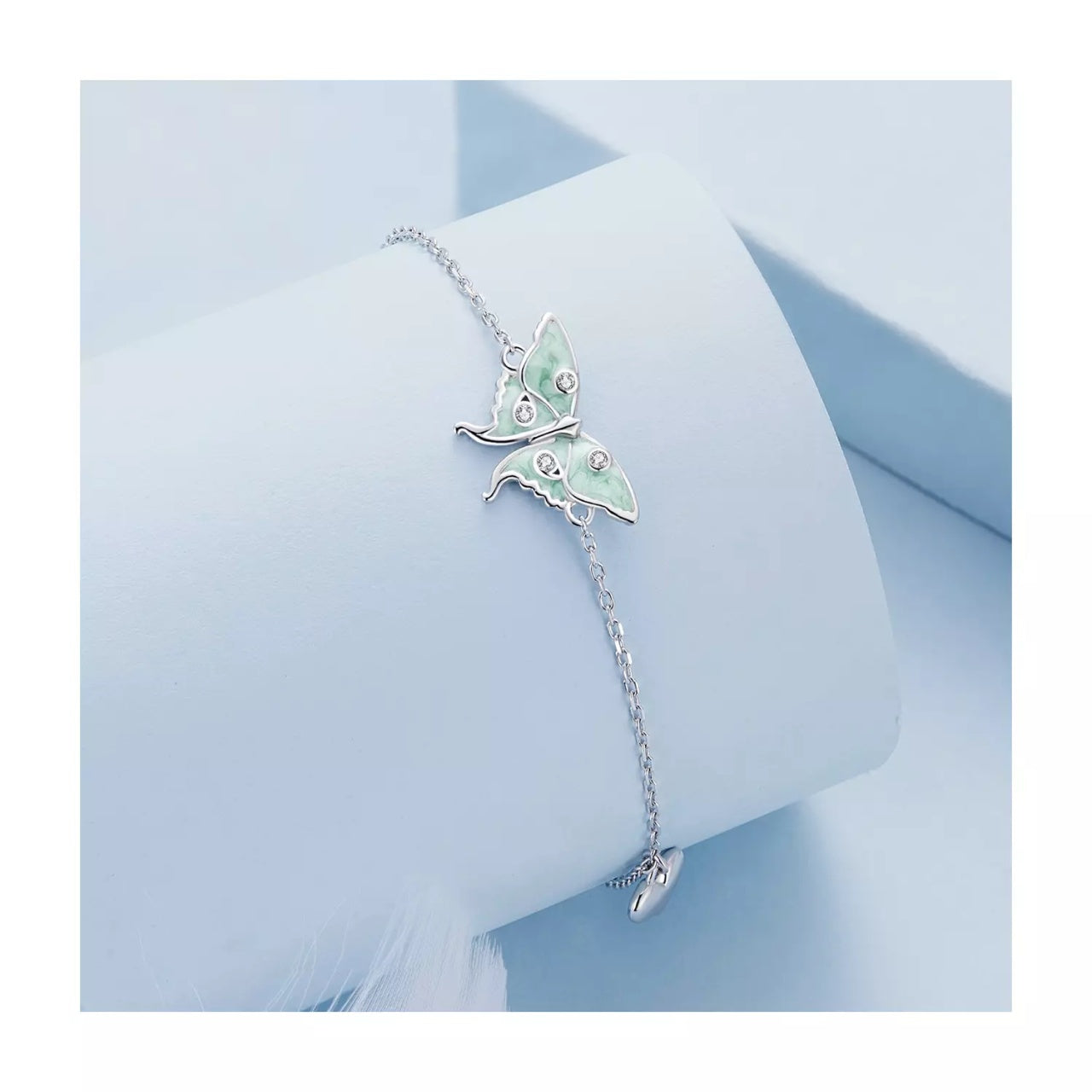 Bratara din argint Freedom with Butterfly, Argint 925, Pentru Femei