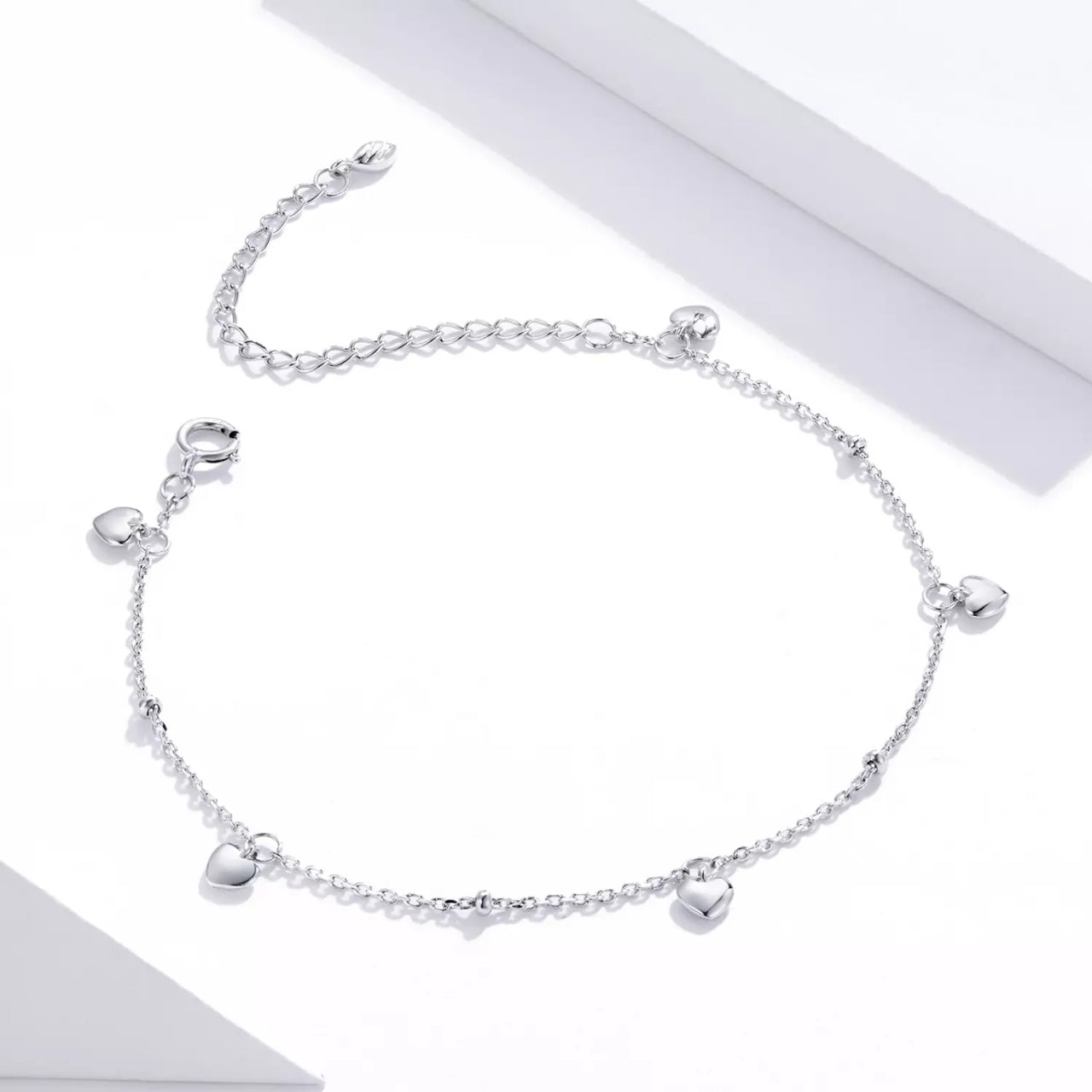 Bratara din argint Little Small Hearts, Argint 925, Pentru Femei