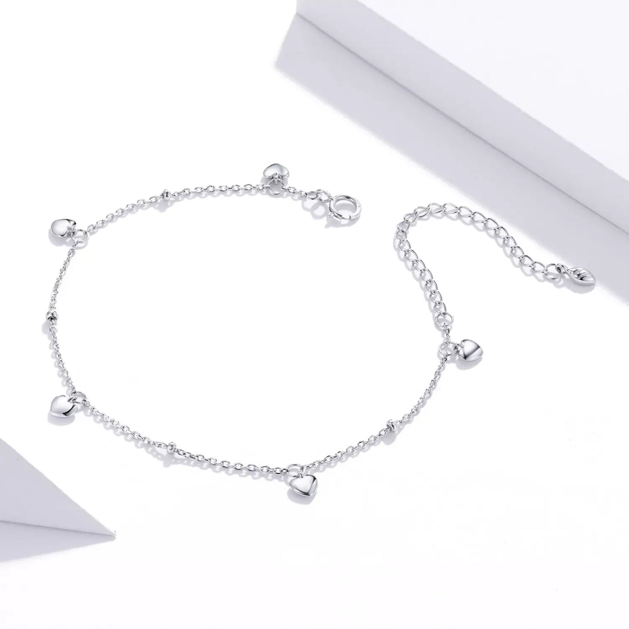 Bratara din argint Little Small Hearts, Argint 925, Pentru Femei