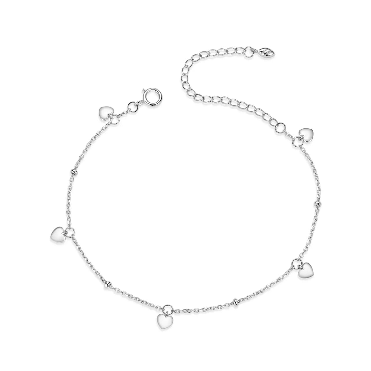 Bratara din argint Little Small Hearts, Argint 925, Pentru Femei
