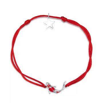 Bratara din argint Lucky Fish Rope, Argint 925, Pentru Femei