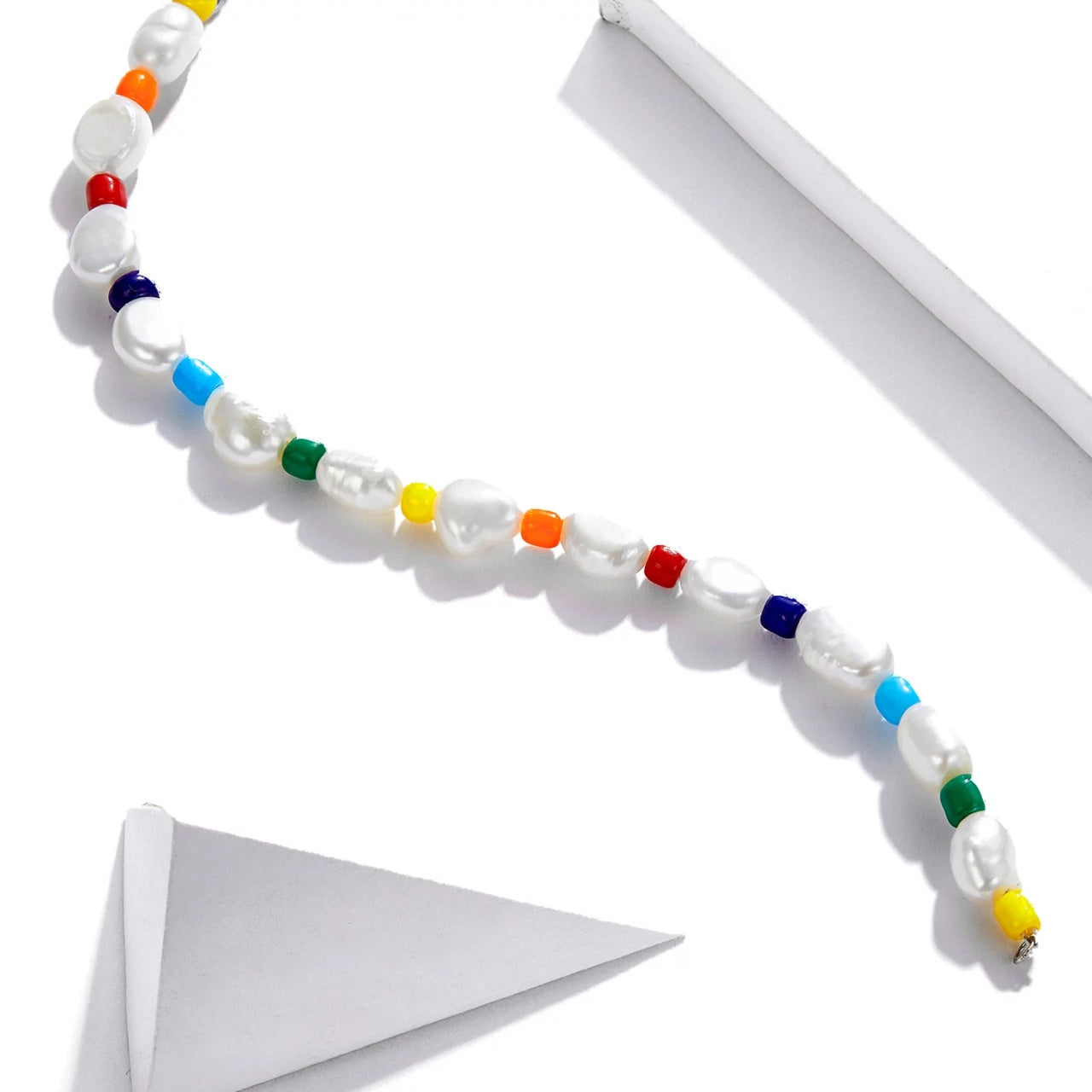 Bratara din argint Rainbow Shell Pearls, Argint 925, Pentru Femei 8.29g