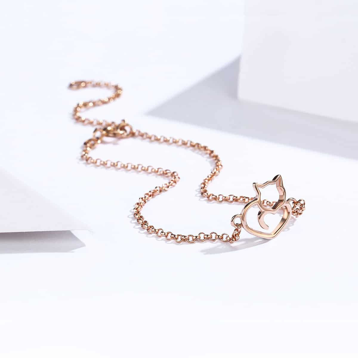 Bratara Din Argint 925 Rose - PISICA 1.7g