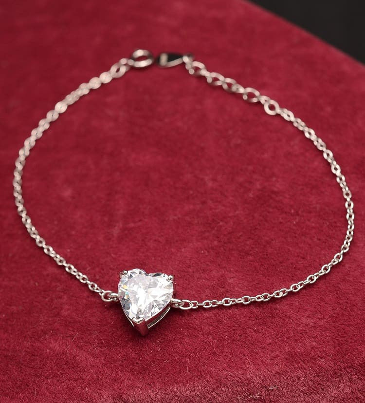 Bratara Din Argint 925 SPARKLING HEART 3.5g