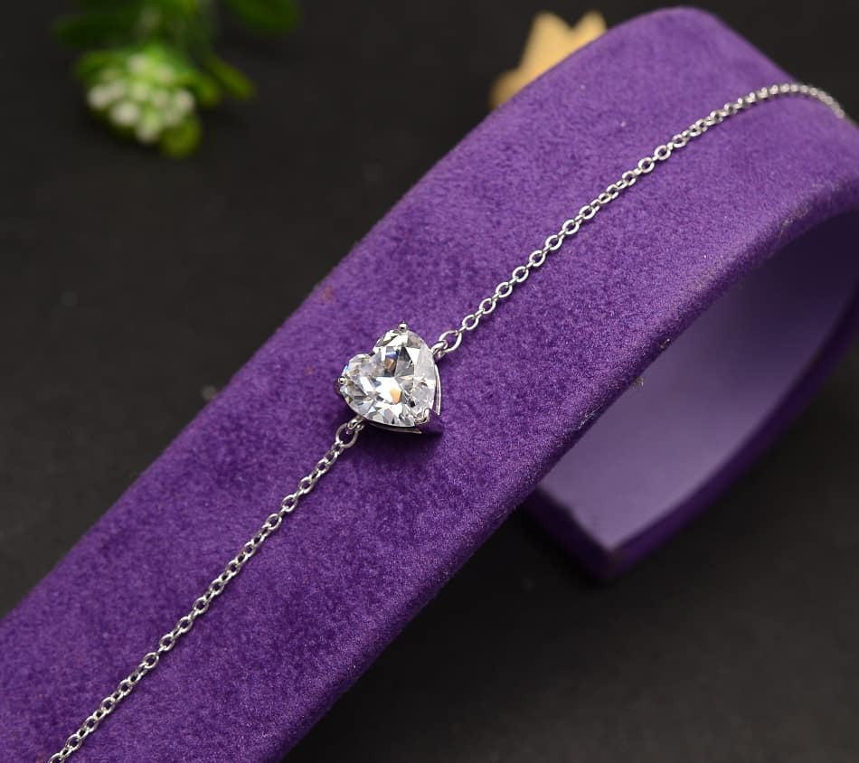 Bratara Din Argint 925 SPARKLING HEART 3.5g