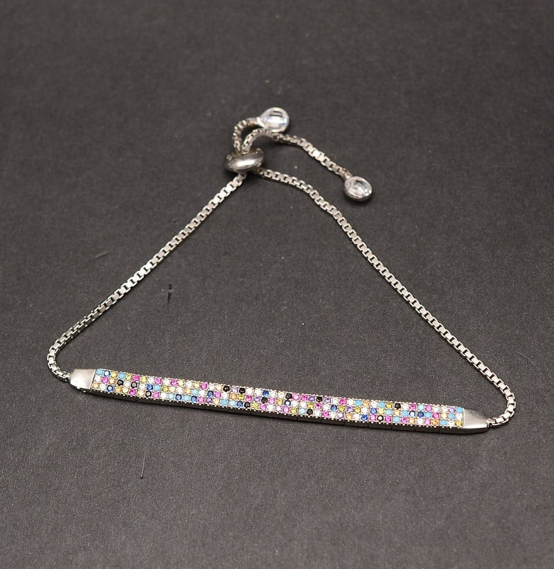Bratara din Argint 925 Sparkling Multicolora Glamour