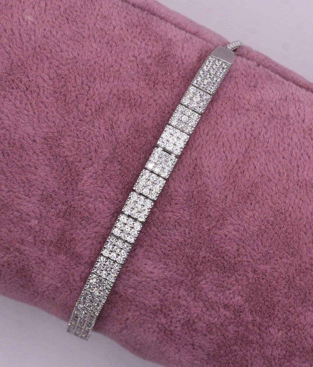 Bratara din Argint 925 Sparkling Tennis Clear 3 Randuri