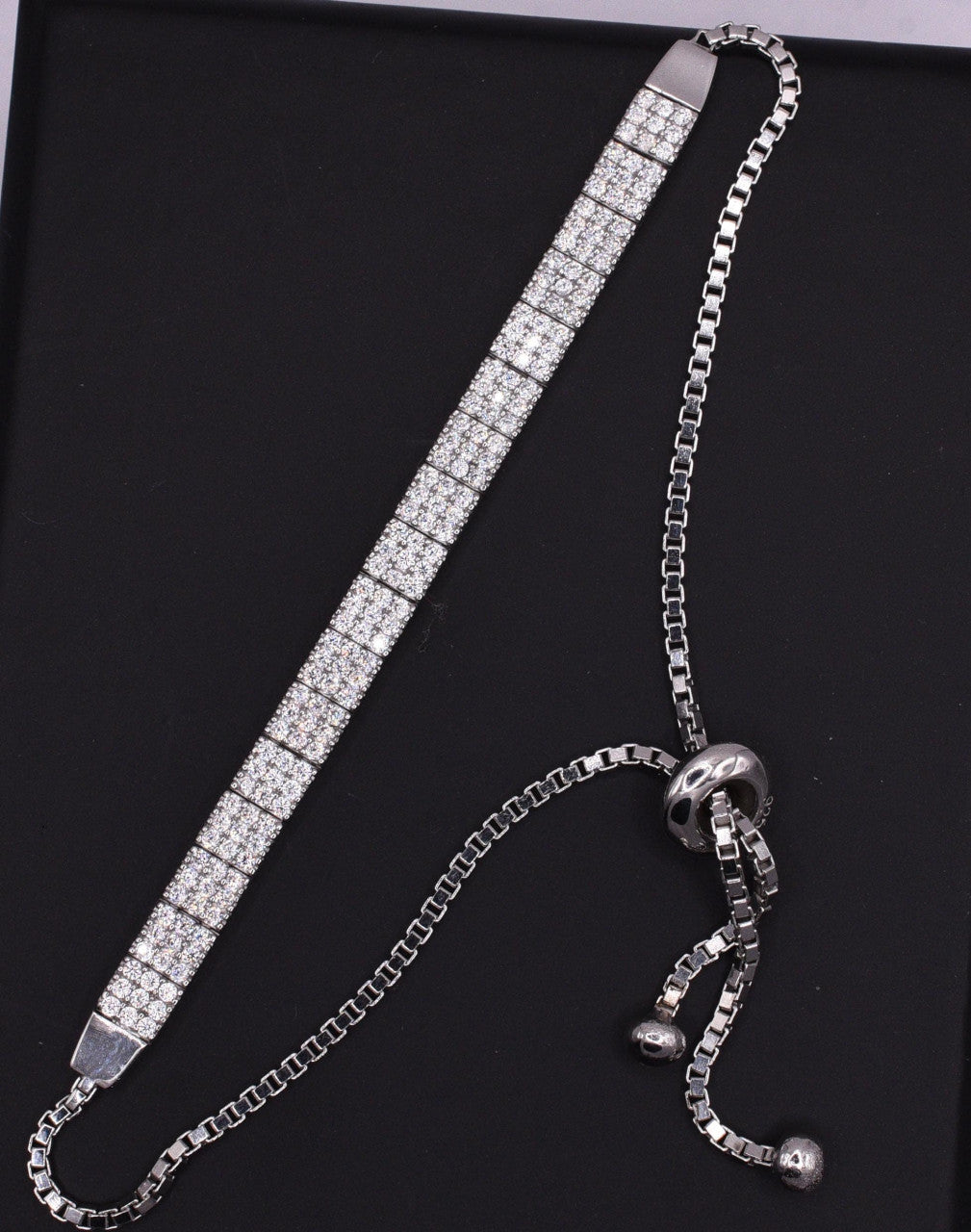 Bratara din Argint 925 Sparkling Tennis Clear 3 Randuri