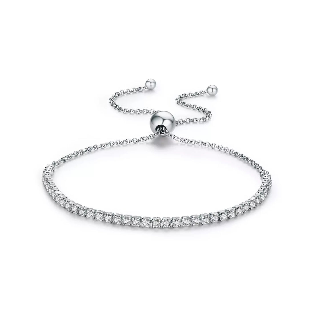 Bratara din argint Sparkling Tennis clear, Argint 925, Pentru Femei 3.32g