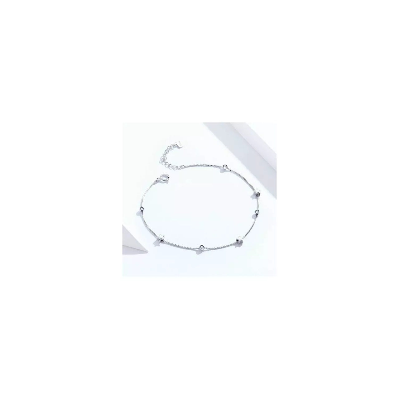 Bratara din argint Stars and Beads, Argint 925, Pentru Femei