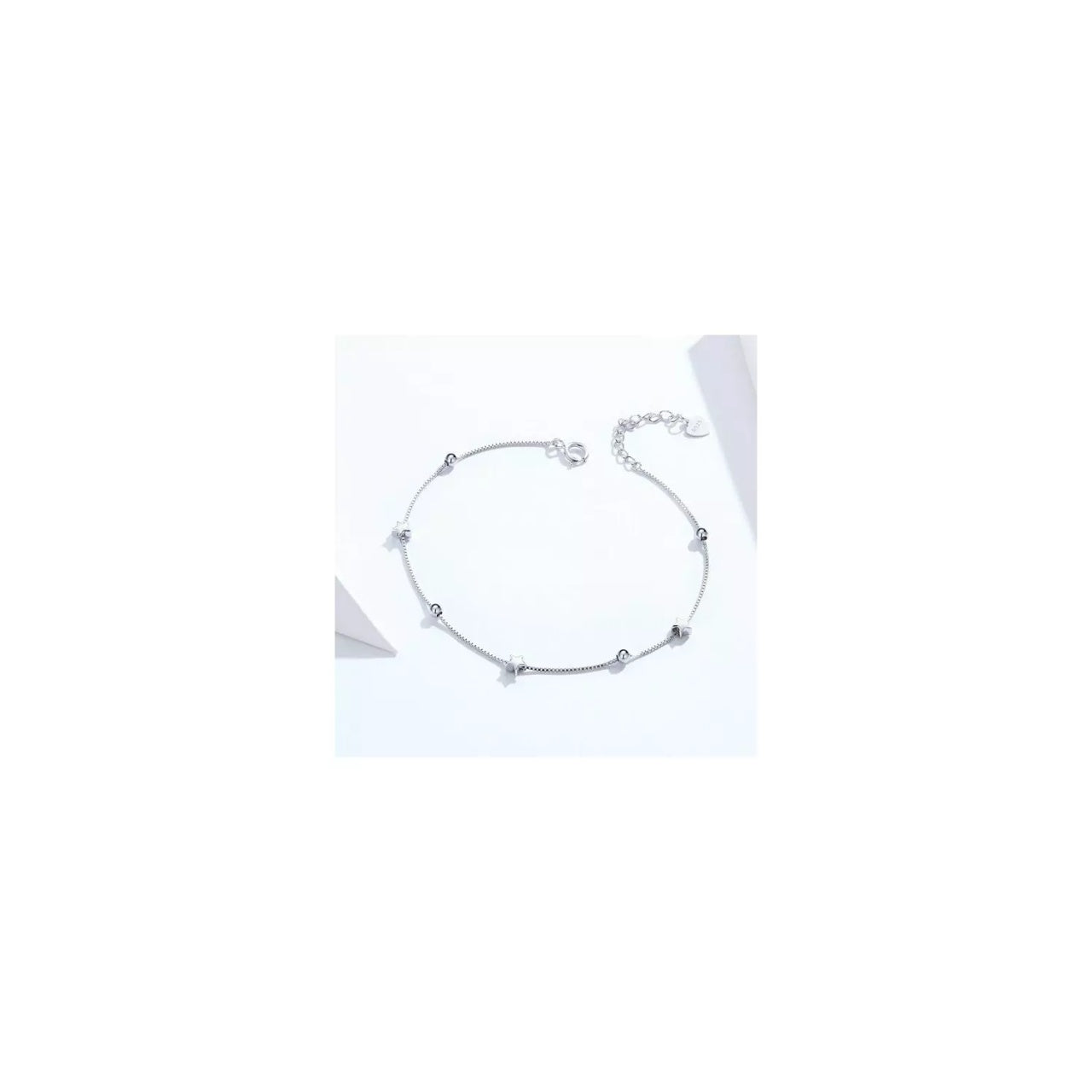 Bratara din argint Stars and Beads, Argint 925, Pentru Femei
