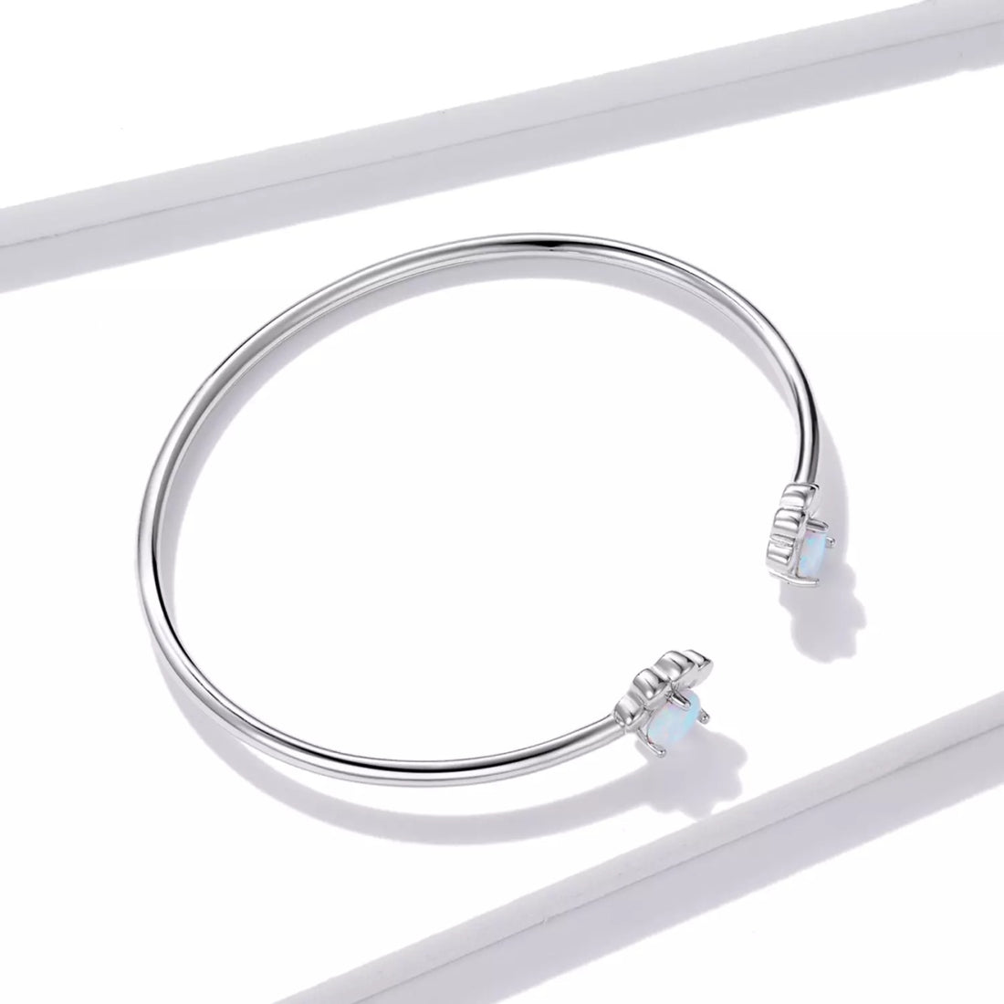 Bratara fixa din argint Color Paws, Argint 925, Pentru Femei