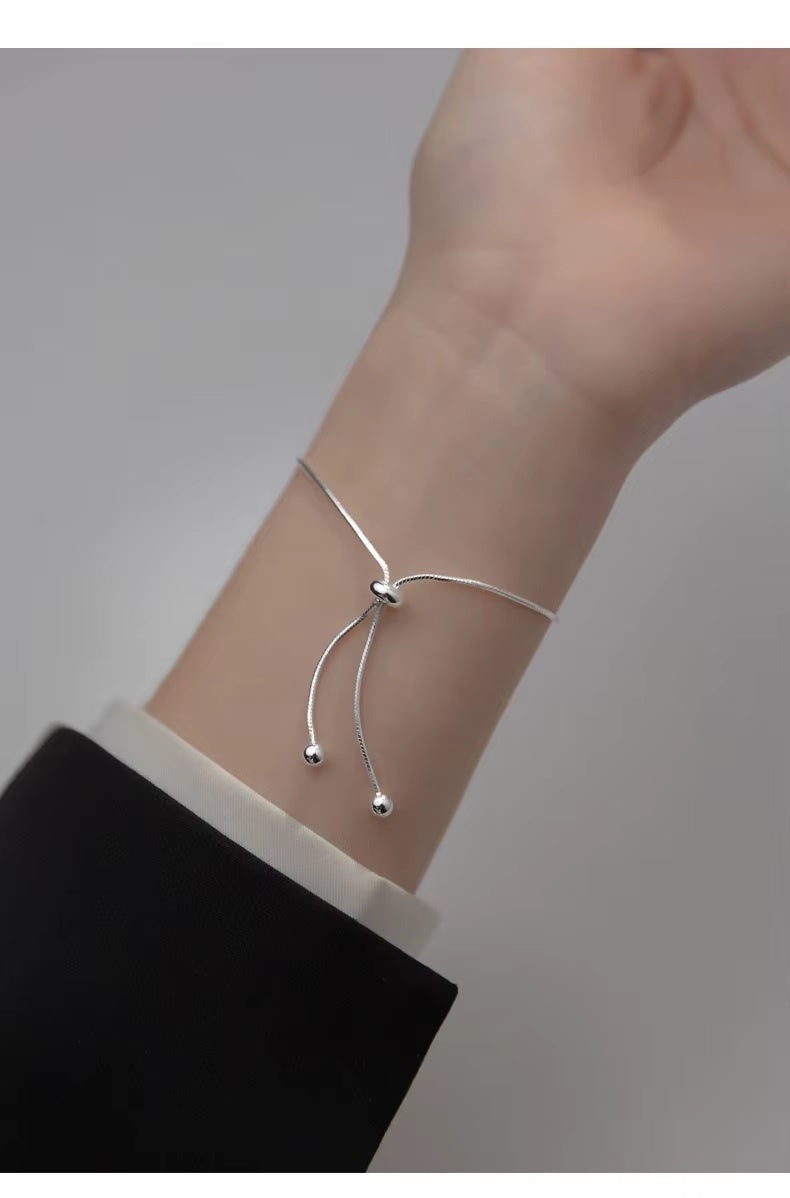 Brățară Reglabilă din Argint 925 – Eleganță și Simplitate pentru Orice Ocazie