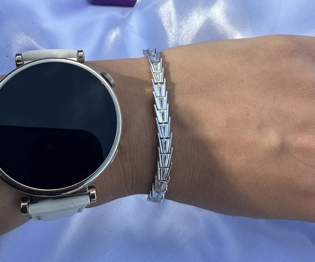 Brățara Tenis din Argint 925 – Magia Strălucirii Infinite în Eleganță Pură" 12.5g
