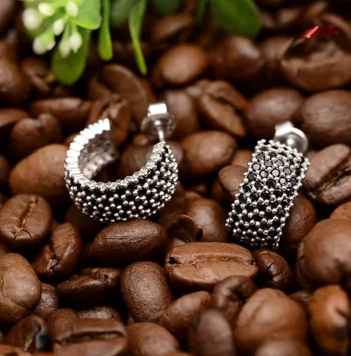 Cercei Argint 925 cu Onix Negru