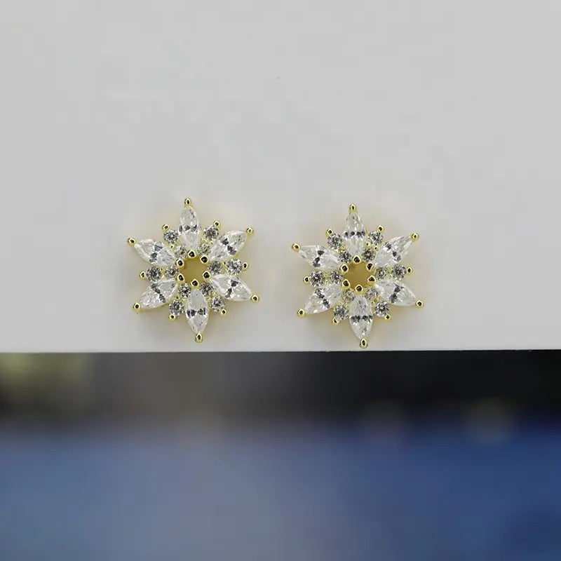 Cercei Argint 925 Model STEA placati cu aur 14K 1g