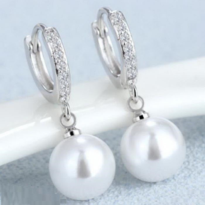Cercei Argint 925 Elegant Pearls 5.2g