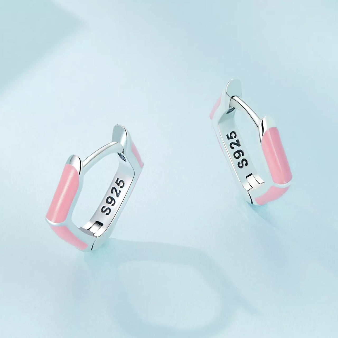 Cercei din argint Candy Hoops, Argint 925, Pentru Femei