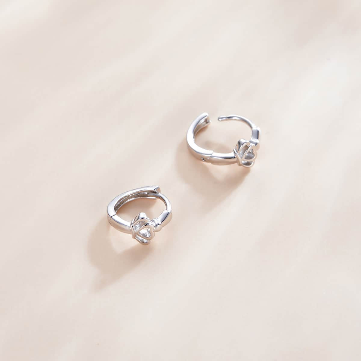 Cercei din Argint 925 -Crown ear buckles 1.7g