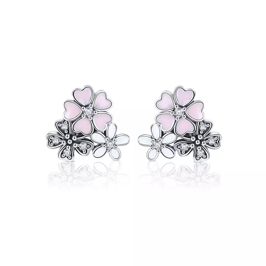 Cercei din argint Daisy Bloom, Argint 925, Pentru Femei 1.34g