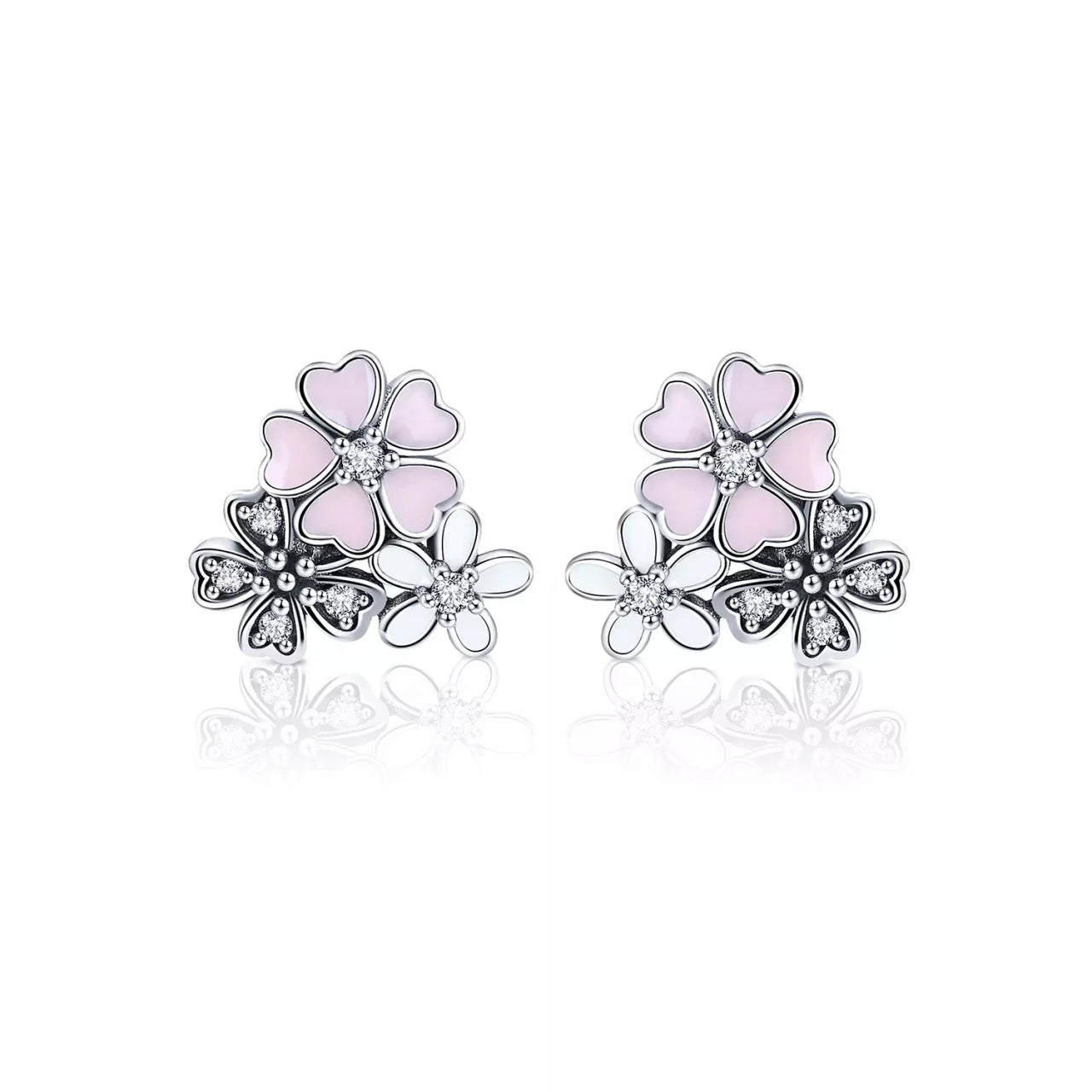 Cercei din argint Daisy Bloom, Argint 925, Pentru Femei 1.34g