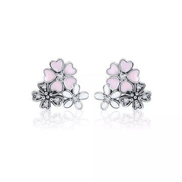Cercei din argint Daisy Bloom, Argint 925, Pentru Femei 1.34g