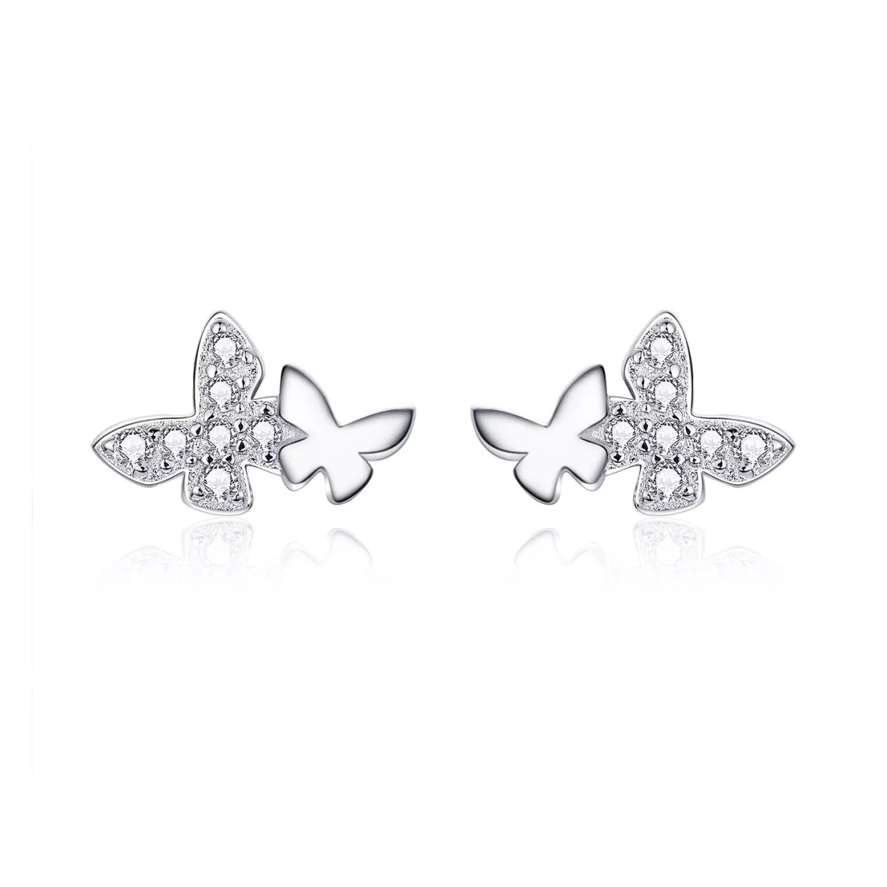 Cercei din argint Elegant Butterfly, Argint 925, Pentru Femei 0.87g