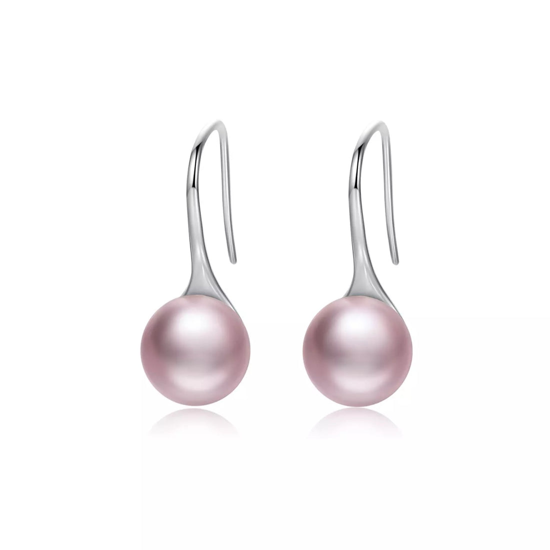 Cercei din argint Elegant Pearls rose, Argint 925, Pentru Femei