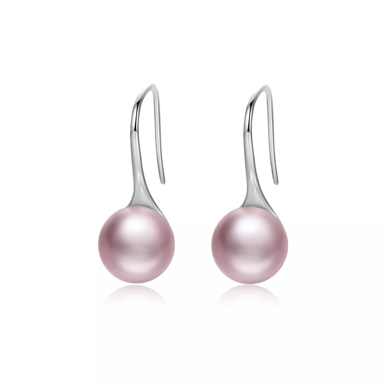 Cercei din argint Elegant Pearls rose, Argint 925, Pentru Femei