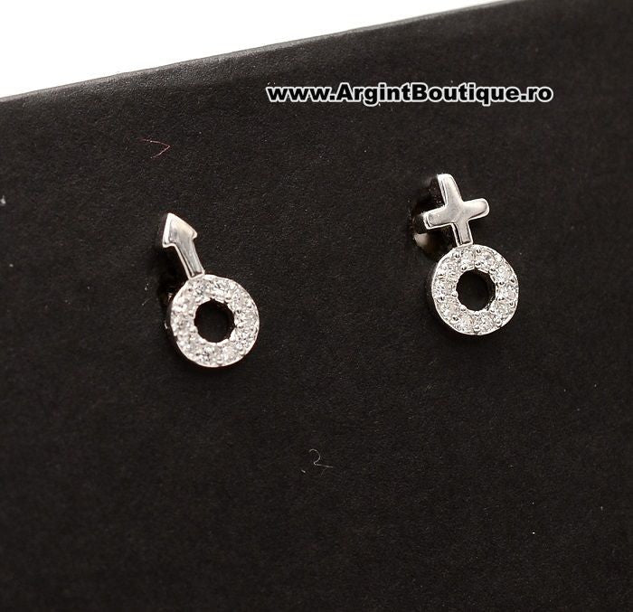 Cercei din Argint 925 Gender Symbol 1.5g
