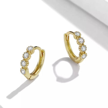 Cercei din argint Golden Dream Earrings, Argint 925, Pentru Femei 1.54g