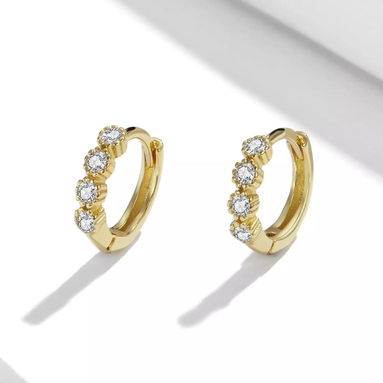 Cercei din argint Golden Dream Earrings, Argint 925, Pentru Femei 1.54g