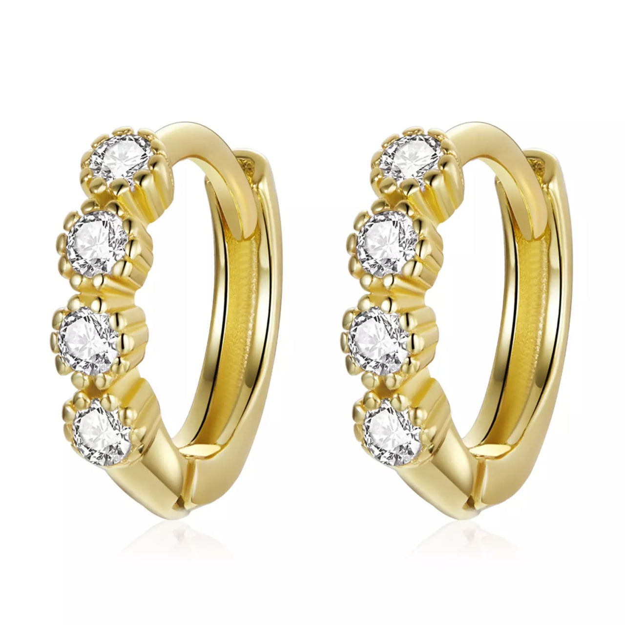 Cercei din argint Golden Dream Earrings, Argint 925, Pentru Femei 1.54g
