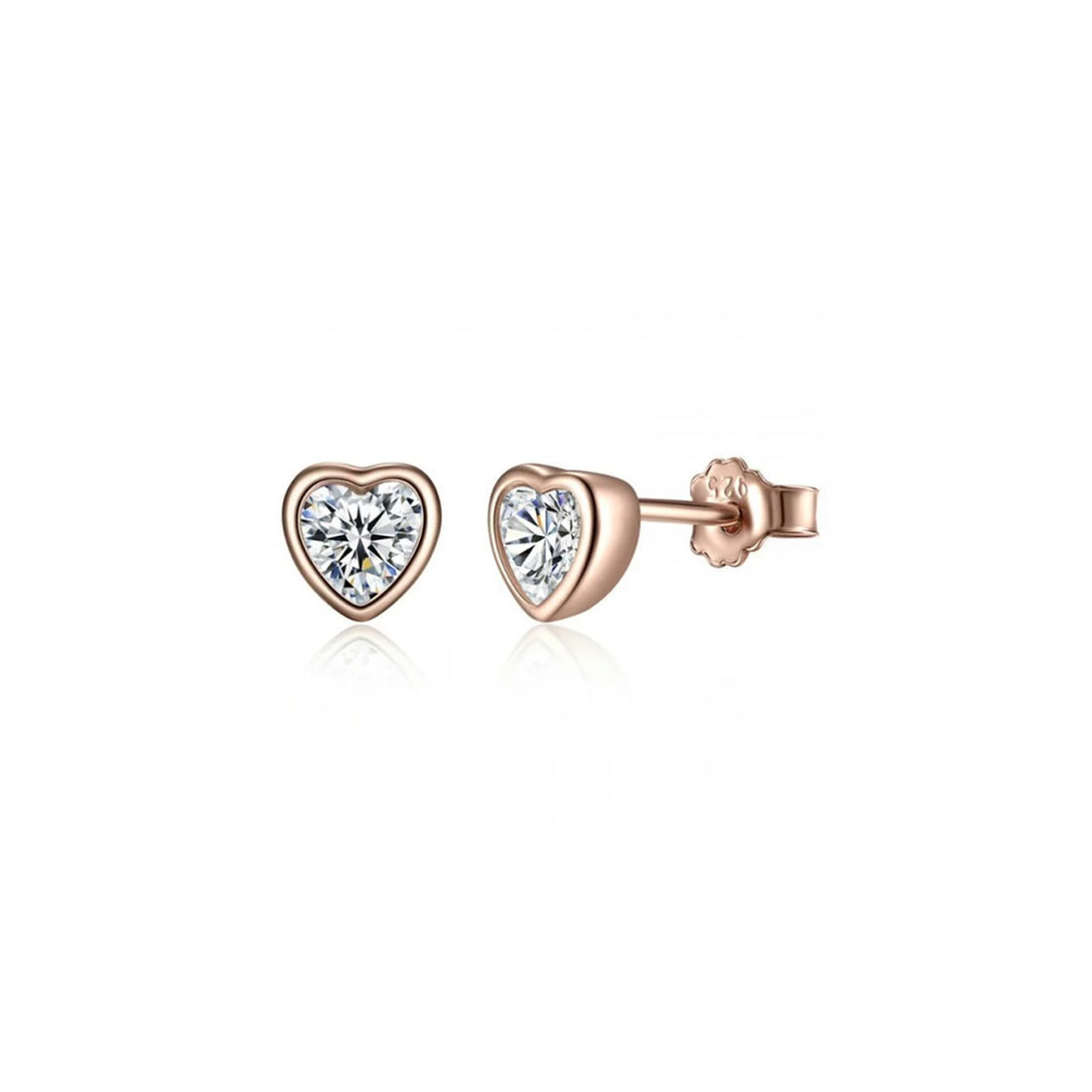 Cercei din argint Gorgeous Hearts, Argint 925, Pentru Femei
