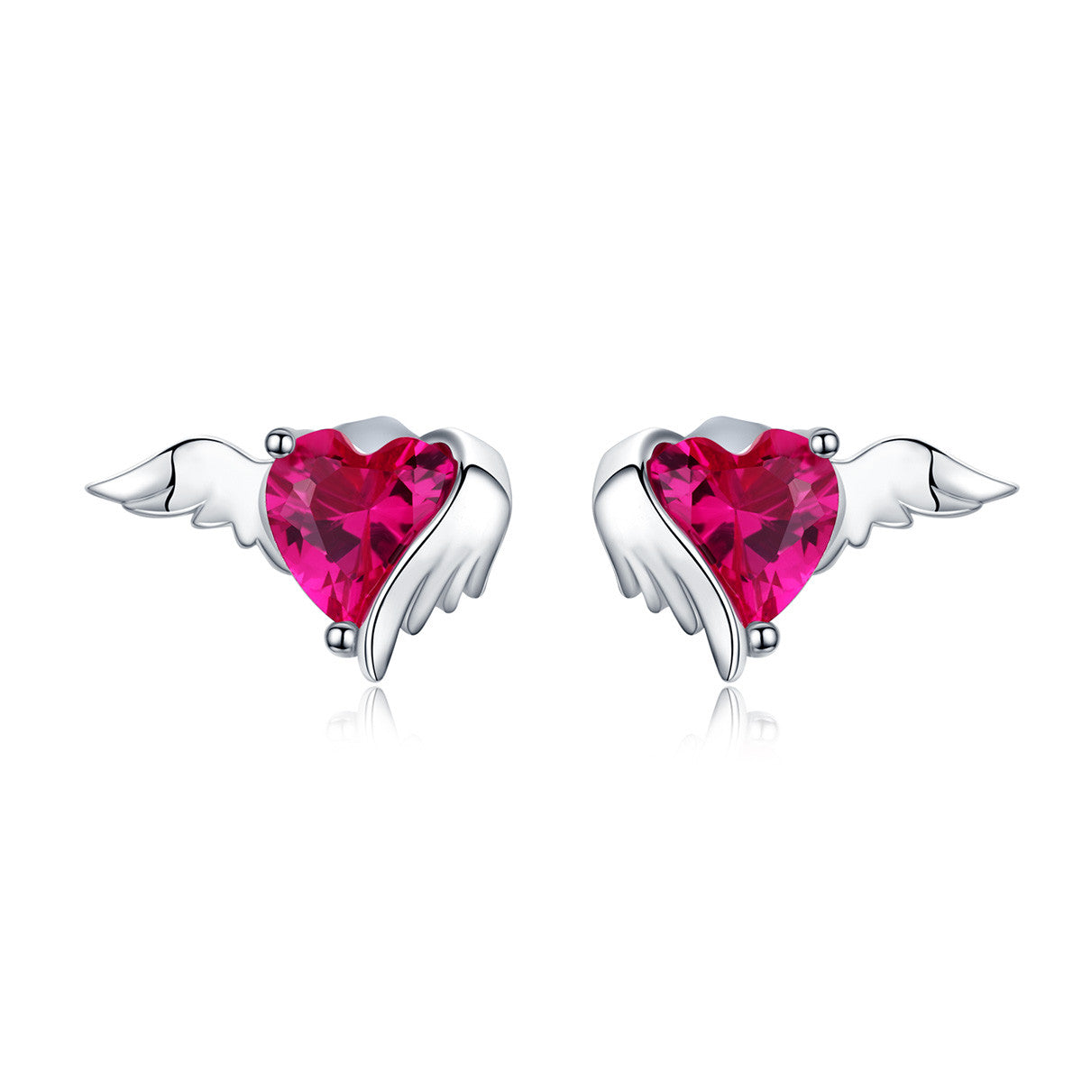Cercei din Argint 925 Guardian Hearts 1.2g