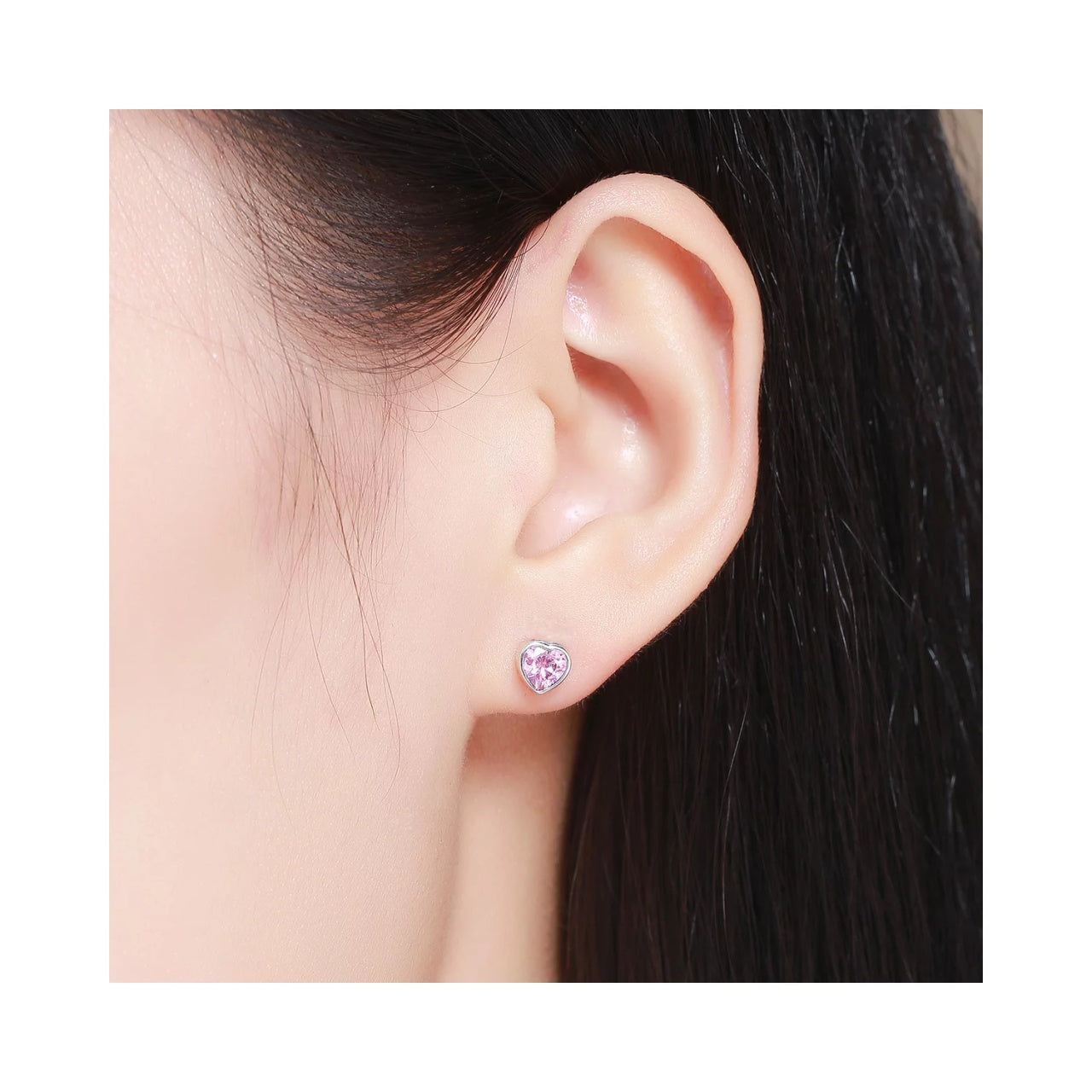 Cercei din argint Heart of Crown, Argint 925, Pentru Femei